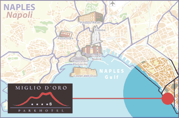 Hotels Ercolano, Map